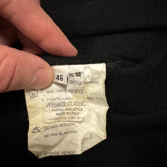 Versace Men’s reversible trench/rain coat - Picture 8 of 12